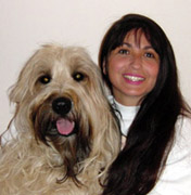 Patricia Simonet & Goodall-the-Dog